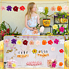 20Pcs 20 Styles Crepe Paper Flowers Decoration for Wall AJEW-WR0001-94-7