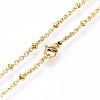 304 Stainless Steel Cable Chains Necklaces NJEW-P223-02G-2