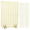 Desktop Rectangle Wooden Jewelry Bracelet Organizer Stands ODIS-YWC0001-01-1