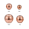200Pcs 4 Size Brass Spacer Beads KK-LS0001-13RG-2