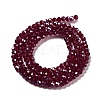 Electroplate Transparent Glass Beads Strands LS-EGLA-A035-T3mm-A02-2