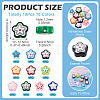 10Pcs 10 Colors Handmade Glass Enamel Beads GLAA-TA0003-96-3