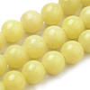 Natural Lemon Jade Beads Strands G-S259-46-4mm-1