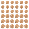 60Pcs 2 Styles Alloy 1-Hole Shank Buttons BUTT-AR0001-32-1