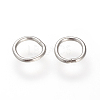 304 Stainless Steel Round Rings X-STAS-S066-16-4mm-2