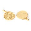 Brass Pendants KK-I672-02G-2