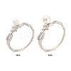 Brass Finger Ring Settings KK-G518-05P-4