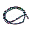 Electroplated Synthetic Non-magnetic Hematite Beads Strands G-K361-A06-02-2