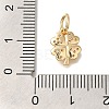 Brass Micro Pave Cubic Zirconia Pendants X-KK-Q001-12G-3