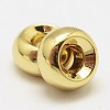 Brass Spacer Rondelle Beads KK-P130-112G-NR-1