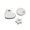 304 Stainless Steel Charms STAS-TA0002-04P-4