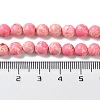 Synthetic Imperial Jasper Dyed Beads Strands G-D077-A01-01F-6