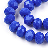 Opaque Solid Color Glass Beads Strands EGLA-A034-P4mm-D32-3