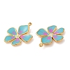 304 Stainless Steel Enamel Pendants STAS-K256-10G-02-2