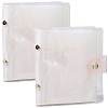 2Pcs PVC Mini Photocard Holder Book AJEW-SP0002-20B-06-1