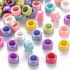 Opaque Acrylic European Beads TACR-S153-41I-1