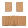 Kraft Paper Jewelry Earring Display Cards CDIS-YW0001-03B-1