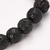 Natural Lava Rock Beaded Stretch Bracelets BJEW-Q692-60-12mm-2