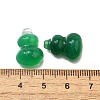 Natural Green Onyx Agate Cabochons G-Q018-01E-3