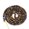 Natural Red Tiger Eye Beads Strands G-S281-38-3mm-2