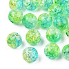 Transparent Crackle Acrylic Beads CACR-N002-06A-2