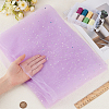 1M Sequins Polyester Organza Fabrics DIY-CY0003-41A-3