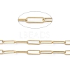 PVD Vacuum Plating 304 Stainless Steel Paperclip Chains CHS-L022-02P-G-1
