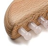 Natural Mixed Stone Scalp Massager AJEW-G058-01-4