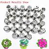 Non-Tarnish Flower Stainless Steel Russian Piping Tips DIY-D036-03P-4