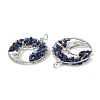 Natural Dyed Lapis Lazuli Big Pendants G-G910-K31-P-2