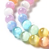 Natural Selenite Beads Strands G-P493-01A-10MM-4