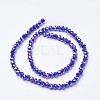 Electroplate Glass Beads Strands EGLA-D020-3x2mm-67-2