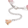2Pcs 2 Colors Lampwork Beaded Bracelets for Women BJEW-JB12135-6