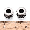 304 Stainless Steel European Style Large Hole Beads STAS-T072-97AS-3