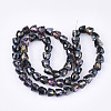 Electroplated Glass Beads EGLA-T016-01-A01-2