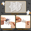  3Pcs 3 Styles DIY Bat Pendants Silhouette Silicone Molds DIY-TA0005-27-4