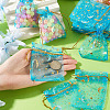 30Pcs Gold Stamping Moon Star Organza Drawstring Gift Bags ABAG-TA0002-21F-6