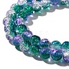 Crackle Glass Beads Strands X-CCG-C002-8mm-03-3