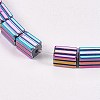 Electroplate Non-magnetic Synthetic Hematite Beads Strands G-P367-K-03-2