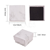 Paper Cardboard Jewelry Ring Boxes LS-X1-CBOX-E012-05A-2