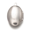 316 Stainless Steel Locket Pendants STAS-O135-05P-2