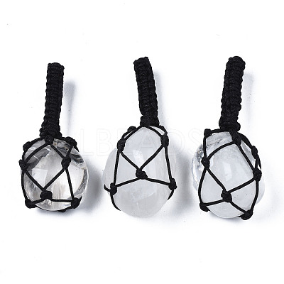 Natural Crazy Agate Pendants G-N0326-93M-1