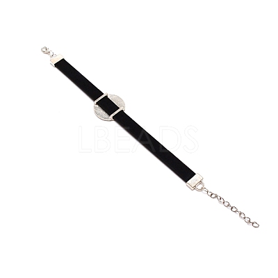 PU Leather Cord Bracelet Making AJEW-TAC0034-02C-1