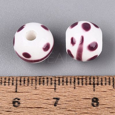 Handmade Porcelain Beads PORC-N012-12C-1