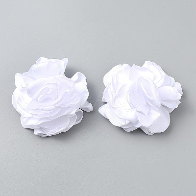 Flower Cloth Shoe Decoration AJEW-WH0039-45B-1