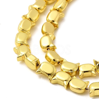 Electroplate Glass Beads Strands EGLA-F166-11G-1