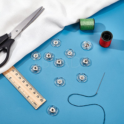 25Pcs Plastic Snap Button BUTT-GF0001-15-1