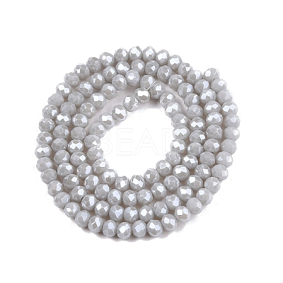 Electroplate Glass Beads Strands EGLA-A044-P3mm-A19-1