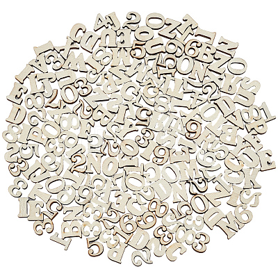400Pcs 2 Styles Unfinished Wood Blocks WOOD-SP0001-80-1