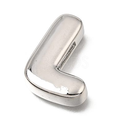 Brass Slide Charms KK-Z163-01P-L-1